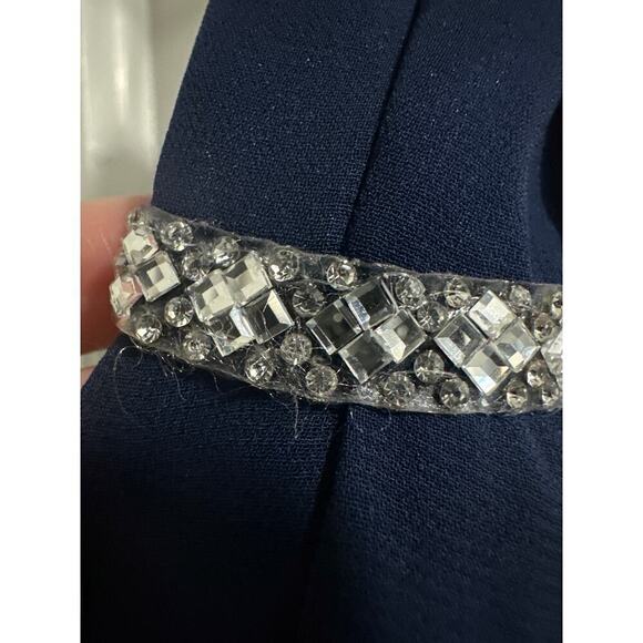 🔴Dancing Queen - 4030 Sweetheart Neck Lace-up‎ Back A-Line Prom Dress Navy Med - Picture 8 of 9